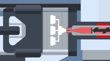Injection moulding animation for Essentra Components