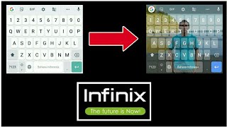 Cara Ganti Tema atau Background Keyboard HP Infinix