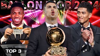 Top 3 Ballon d'or 2024 Ronaldo,Bellingham & Vinicius ► Goals,Assists,Trophies & Others Update ● HD