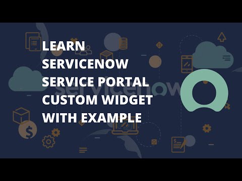 ServiceNow Service Portal Widget | Service Portal Custom Widget Example | Intro to Service Portal