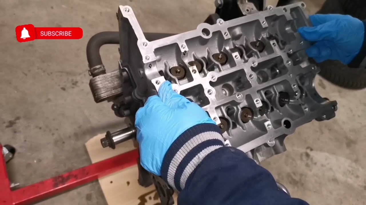 Ford focus 1 0 ecoboost cylinder head installation timing belt