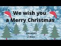 WE WISH YOU A MERRY CHRISTMAS, LYRICS, KARAOKE, ROCK, CHRISTMAS CAROL