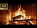 🔥 Cozy Virtual Christmas Fireplace 4K with Burning Fire &amp; Crackling Fire Sounds 10 Hours (No Music)