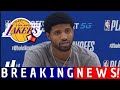 Bomb urgent paul george announced at the lakers pelinka confirmed a great exchange news lakers