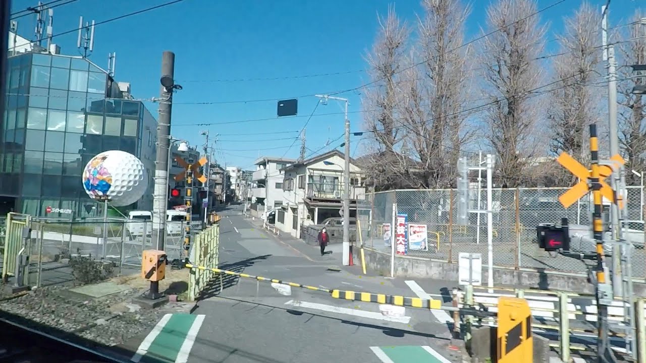 山手線・内回り一周車窓(東京～東京・右側)　2025年3月10日