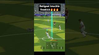 Batigoal knuckle freekick🔥🔥#efootball #pes #shorts