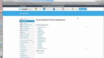Aweber lead Pages Integration