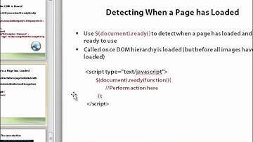 4   Using the jQuery Ready Function