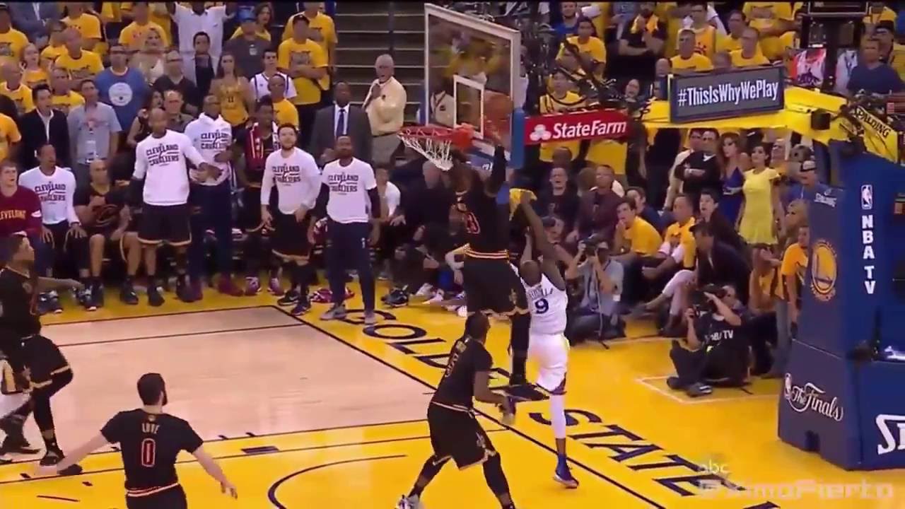 lebron james blocking iguodala