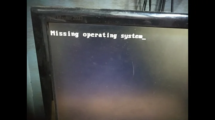 Missing Operating System , How to Fix Missing Operating System  and  Solution
