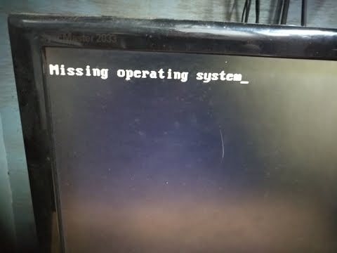 Missing Operating System , How to Fix Missing Operating System  and  Solution