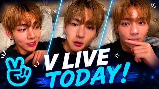 [ENG Exp} BTS V weverse live today [7-8-2016]