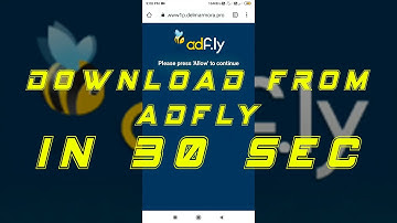 How To Download From Adfly Easy and Fast  [MOBILE]