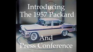 1957 Packard Introduction & StudebakerPackard Press Conference in Color