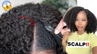 SCALP‼ No FAKINGThin Part Natural Hair Wig| NO Glue NO Gel NO Lace ft. Innovative Weaves