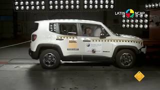 Jeep Renegade + 2 Airbags - crash test