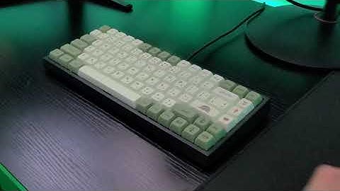 Epomaker Ep84 With Jwick Blacks Lubed and FIlmed Sound Test