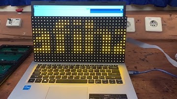 Membuat display pada P10 menggunakan library DMD