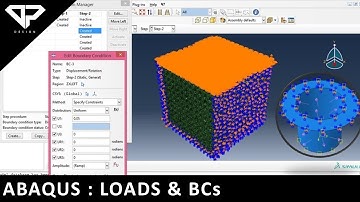 Abaqus Tutorial : How to Apply Boundary conditions in Abaqus CAE | Loads & BCs | CAE | DP DESIGN