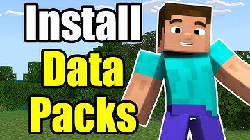 How to Install Data Packs in Minecraft Java Edition! Minecraft Add Data Packs!