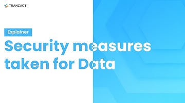 What security measures are taken for your data on TranZact?