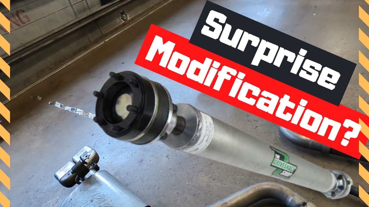 Driveshaft Upgrade! Finally did it! YouTube