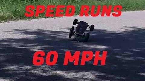 Rustler VXL 60+ MPH Speed Runs