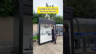 Foldable one-piece outdoor kitchen #outdoorkitchens #backyarddesigns #backyard #patiodesign #foryou