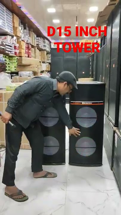 BHARAT ELECTRONICS DJ SYSTEM DOUBLE 15 IN TOWER PRICE-23500