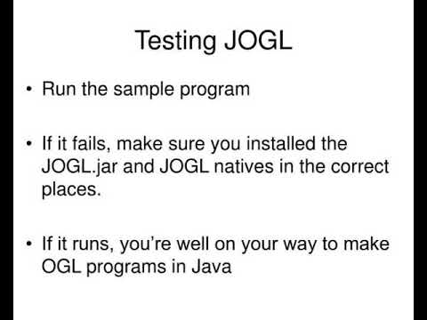 java opengl jogl