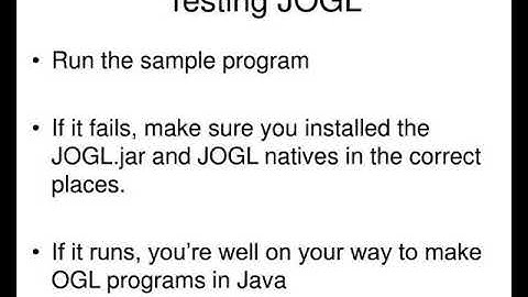 java opengl jogl