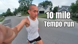 10 Mile Tempo Run - Opening workout for the Sub 3 Hour Marathon Attempt