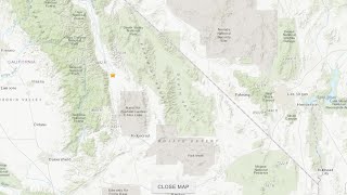 The earthquake was initially reported as 6.0 magnitude and has since
been downgraded to a 5.8. epicenter near cartoga, about 180 miles
north of los a...