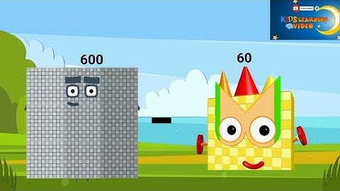 Numberblocks big to small squence subtraction | learn to count #mathsforkids #numberblocks