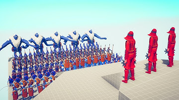 3x MULTI SHURIKEN SENSEI  vs ARMY OF UNITS | TABS - Totally Accurate Battle Simulator