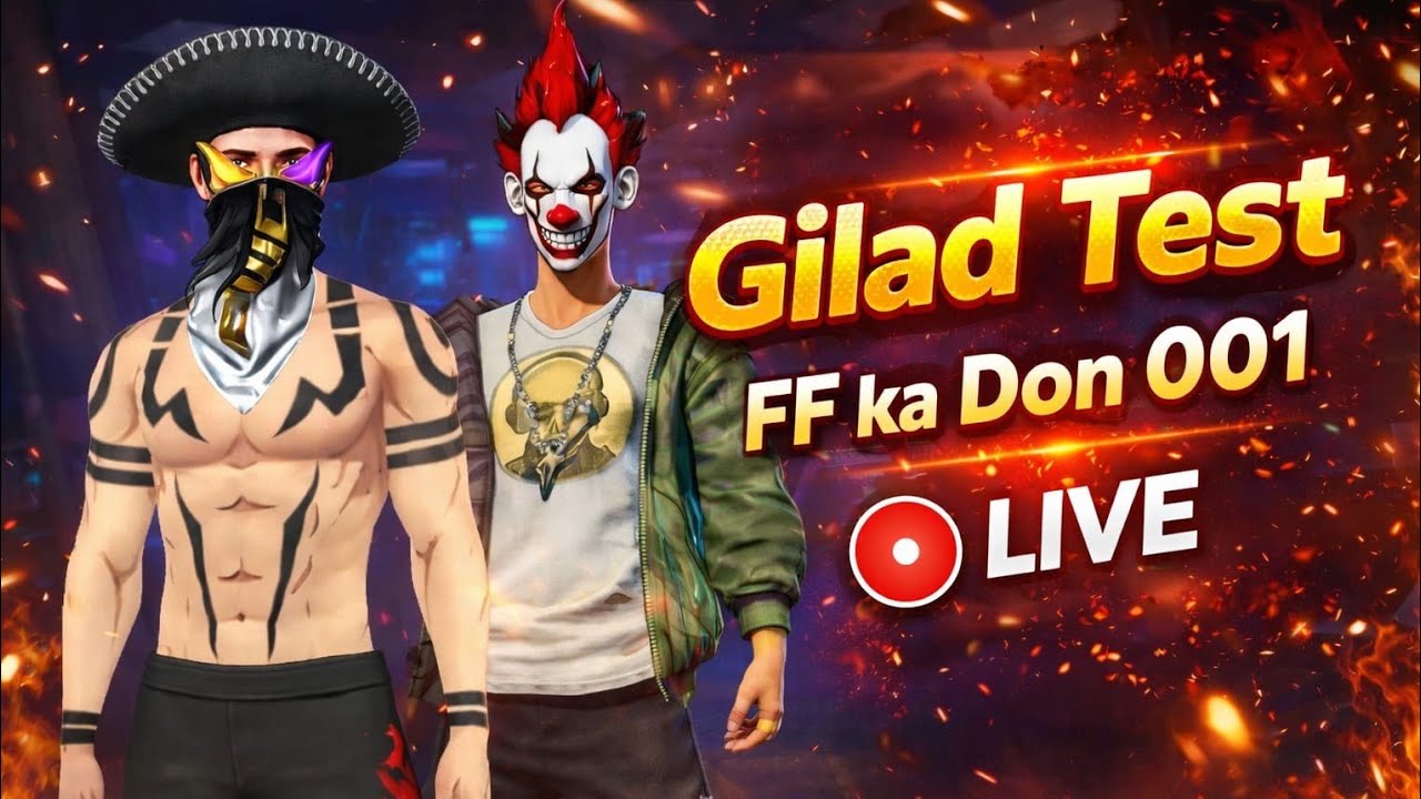 Gilad Test free fire game ff ka don 001 is 🔴Live - YouTube