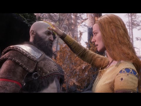 Kratos blows Heimdall's arm off using the Draupnir Spear scene - God of War  Ragnarok 