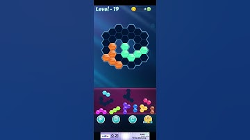 Block! Hexa Puzzle~HexaMage B block 10 to 11 levels~ level-19