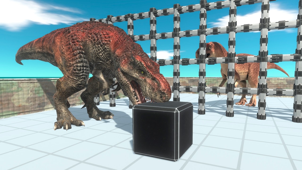 T-Rex Rescues Carnivore Dinosaurs from the Unit Maze - Animal Revolt Battle Simulator