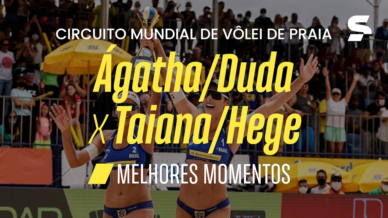 No tie break, Ágatha e Duda são eliminadas nas oitavas do vôlei de praia -  Folha PE