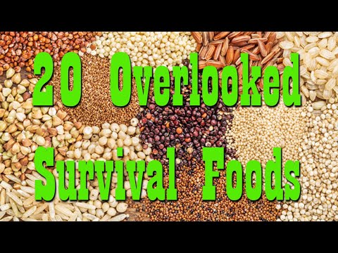 20 Overlooked Survival Foods ~ Food Storage Preparedness