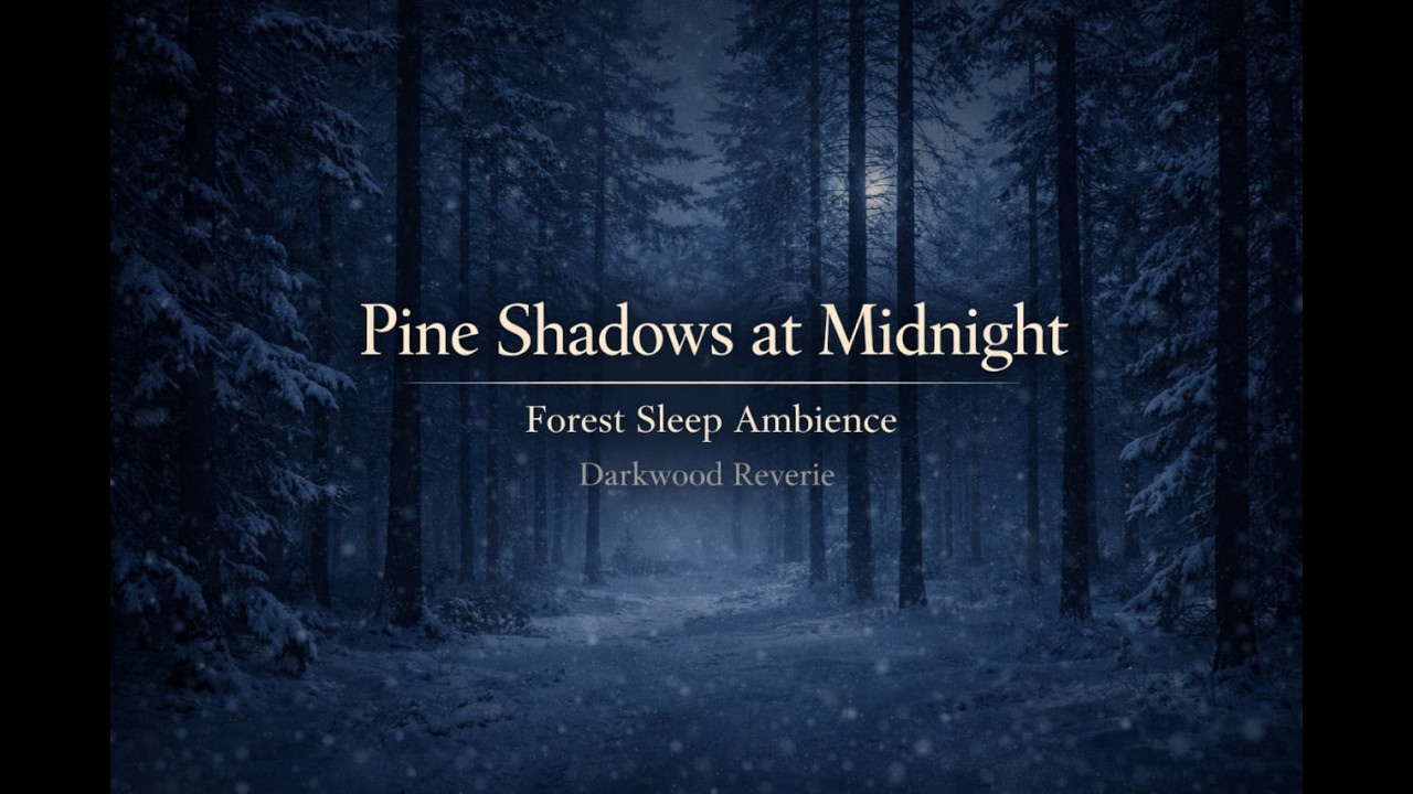 Pine Shadows at Midnight • Forest Sleep Ambience | Darkwood Reverie