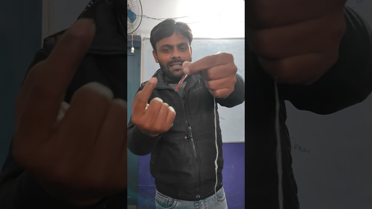 Iron nail dipped in copper sulphate solution 