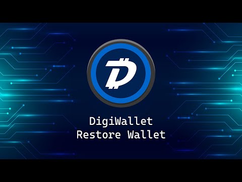 DigiWallet - Restore Wallet
