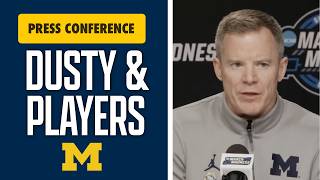 Dusty May, Yaxel Lendeborg, Roddy Gayle Jr., Trey McKenney Press Conference Post-Michigan-Alabama