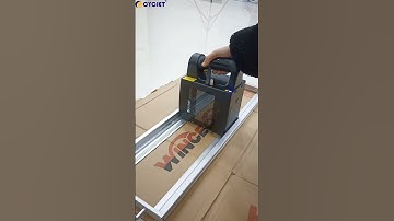 How to Print Large Format Logo on Carton Box by Card Board Inkjet Coding Machine？Realize Two color P