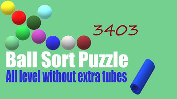 Ball Sort Puzzle Level 3403 🎯 All level without extra tube 😂 Game Walkthrough 😘