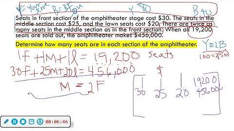 Solving Real-World Problems using Systems of Equations (DESMOS RREF)