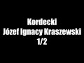 Kordecki - Józef Ignacy Kraszewski - audiobook cz.1