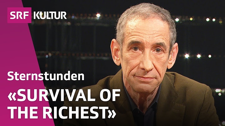 Douglas Rushkoff – das Mindset der Tech-Milliardäre | Sternstunde Philosophie | SRF Kultur